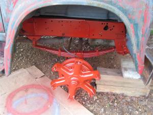 Front Axle Regal Red